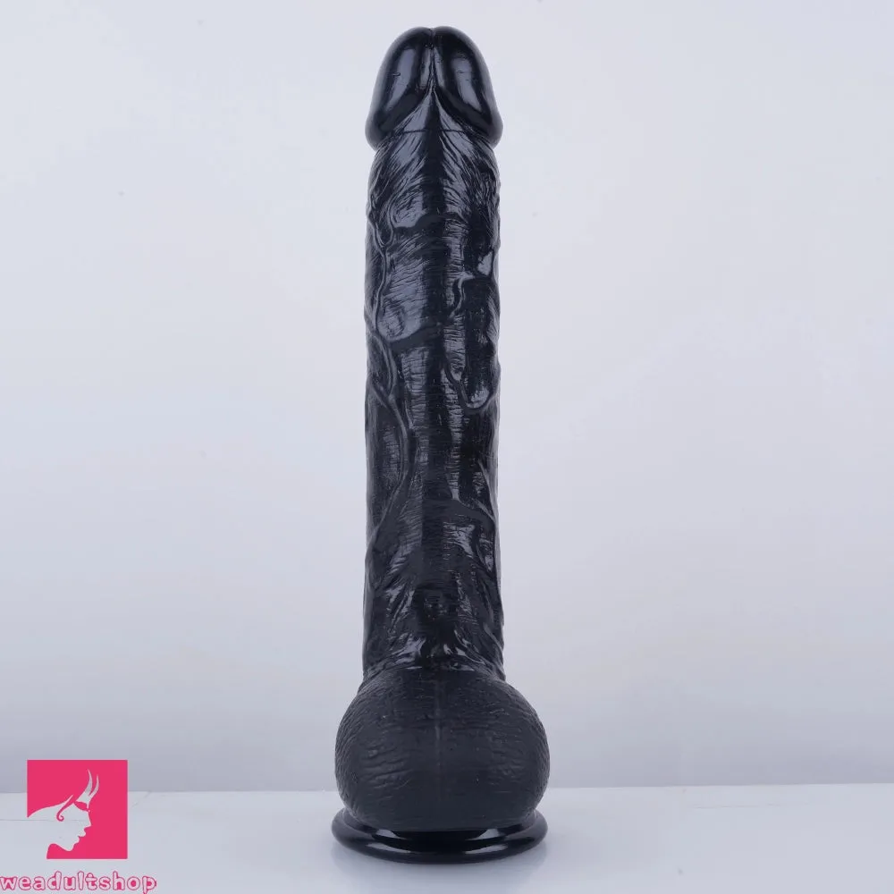 11in PVC Big Dildo Real Man Penis Huge Dildo For Women G-spot Clit Anus