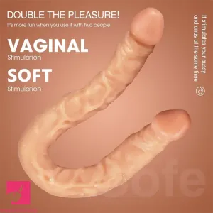 16.53in Realistic Double-Ended Dildo Adult Sex Toy For Lesbian Women