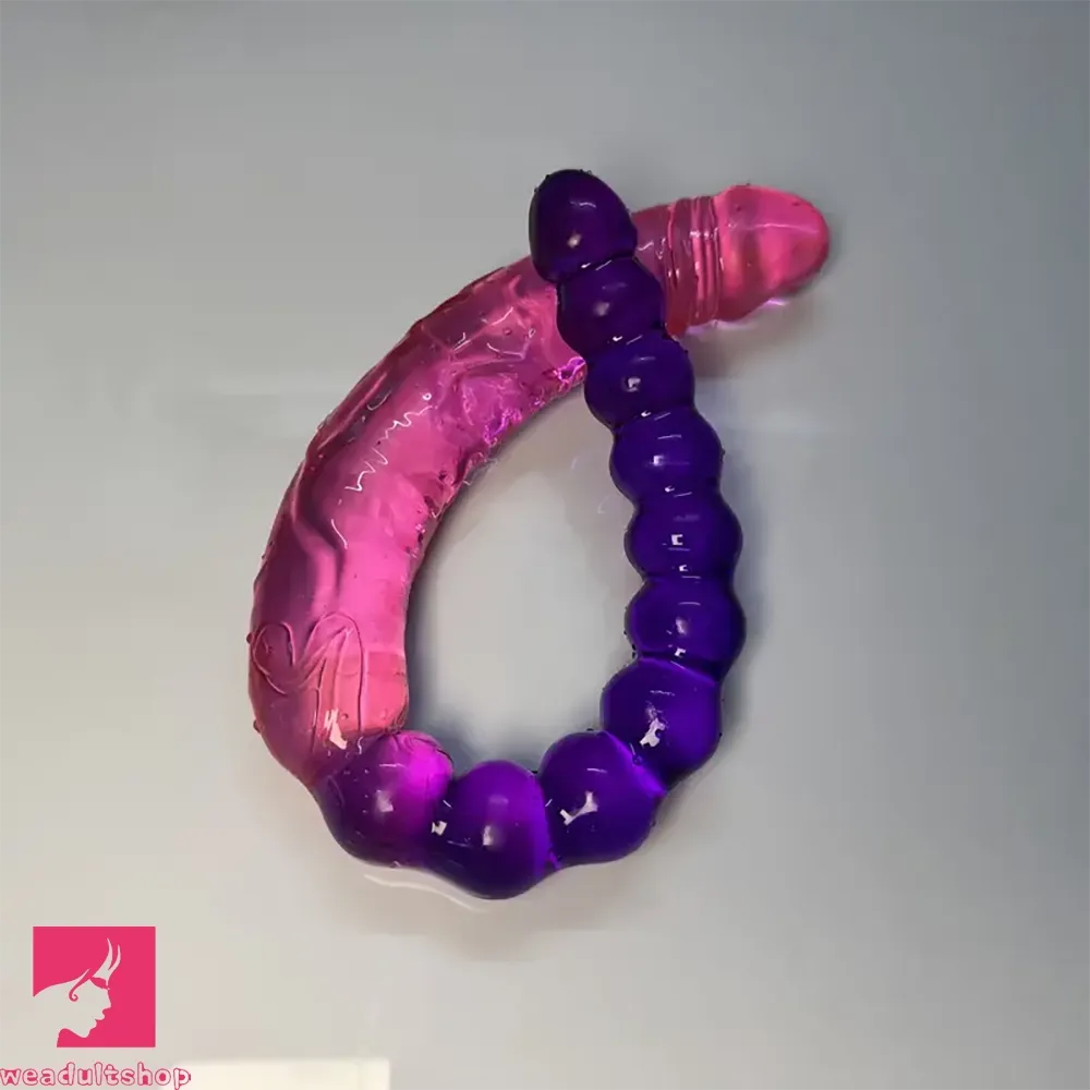 17.8in Long Double-headed Dildo Penis G Spot Women Anal Vulva Dual-use