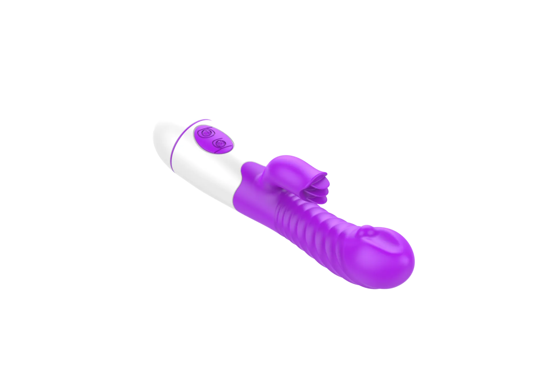 30 Speeds Dual Vibration G Spot Clitoral Stimulator Sex Vibrator