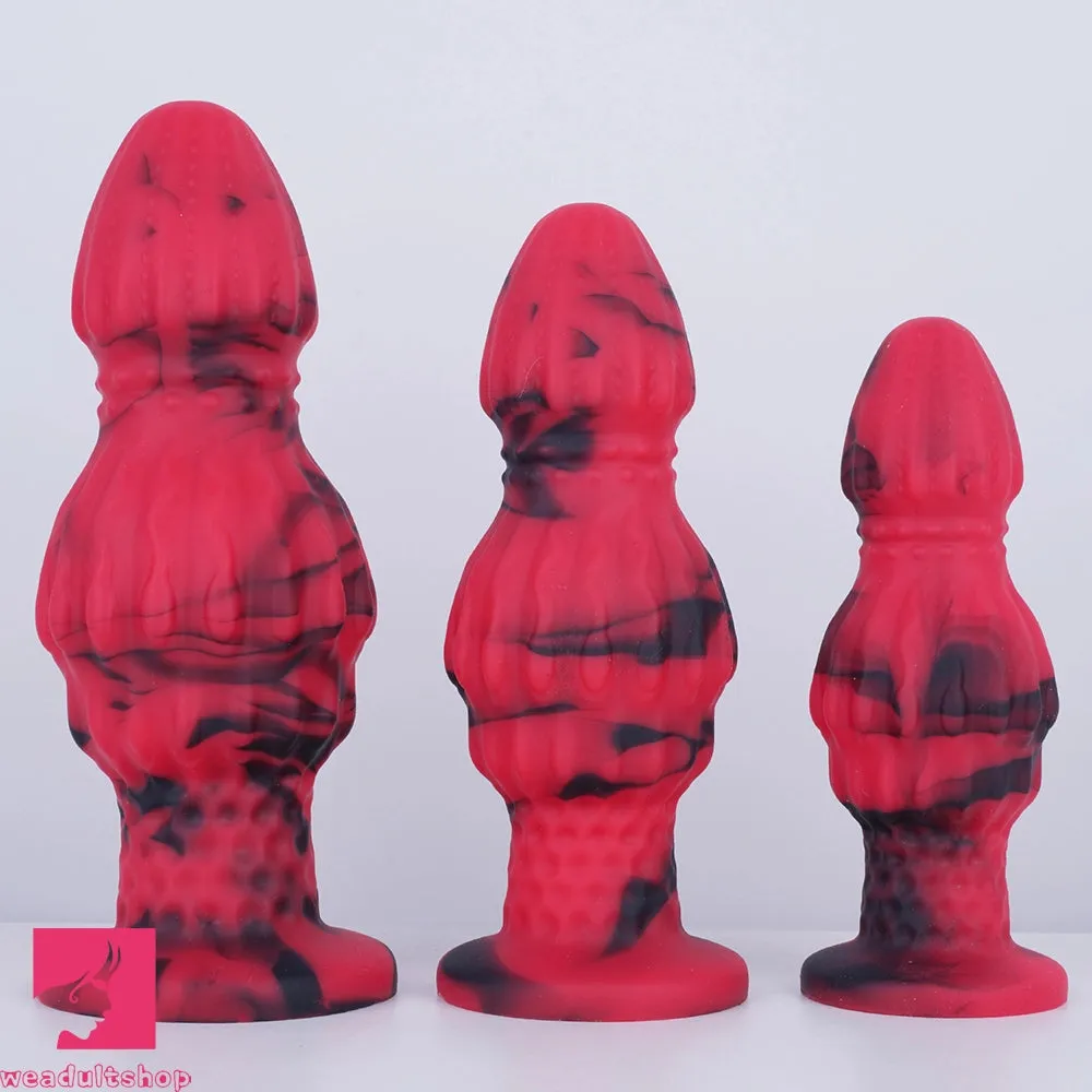 4.72in 5.51in 6.3in Silicone Fantasy Soft Anal Plug Dildo For Vaginal Massager