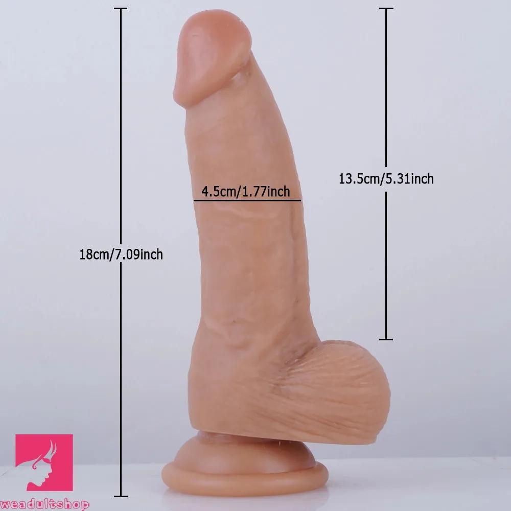 7.09in G-spot Masturbation Sexy Lifelike Love Sex Toy Clitoral Stimulator