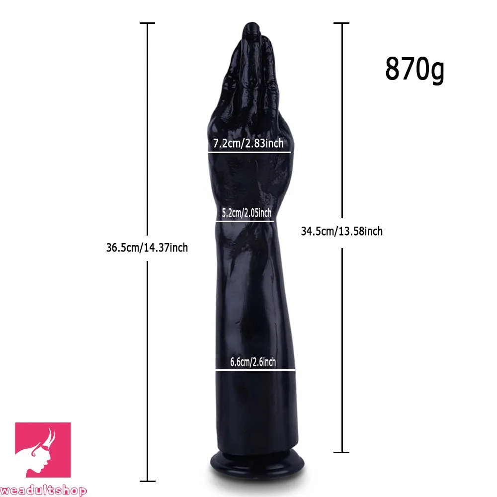 8.27in 13.19in 14.37in Big Hand Fist Thick Dildo For Anal Female Masturbator
