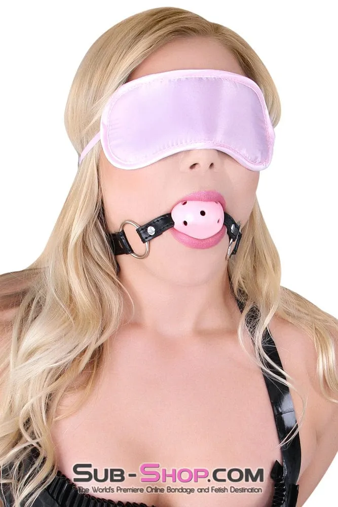 9001DL-SIS      Breather Ball Gag. Pretty Sissy Princess BDSM Mistress for Hire Pink Ball