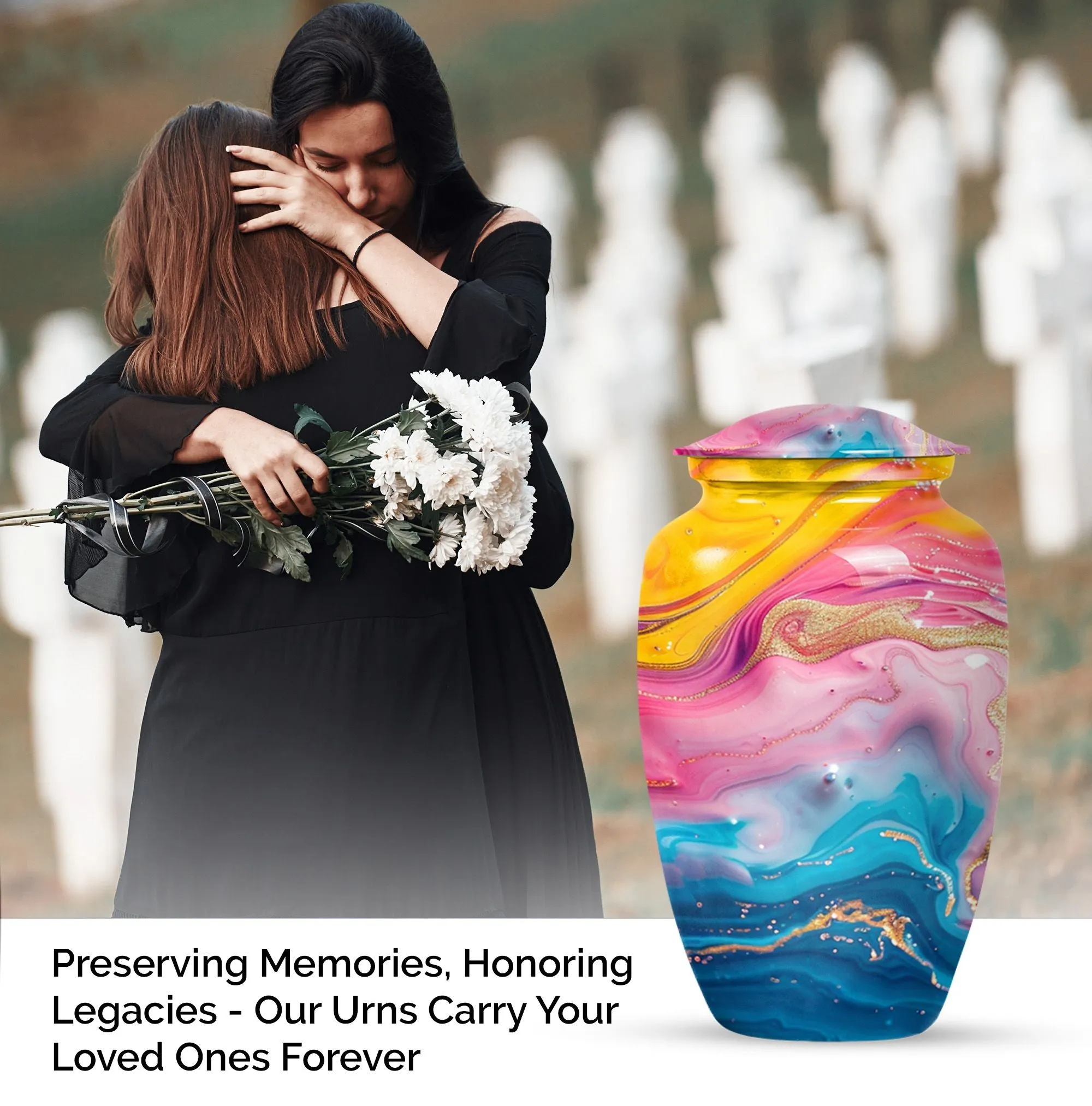 Abstract Urn : Burial Urn for Distinctive Cremation Ashes
