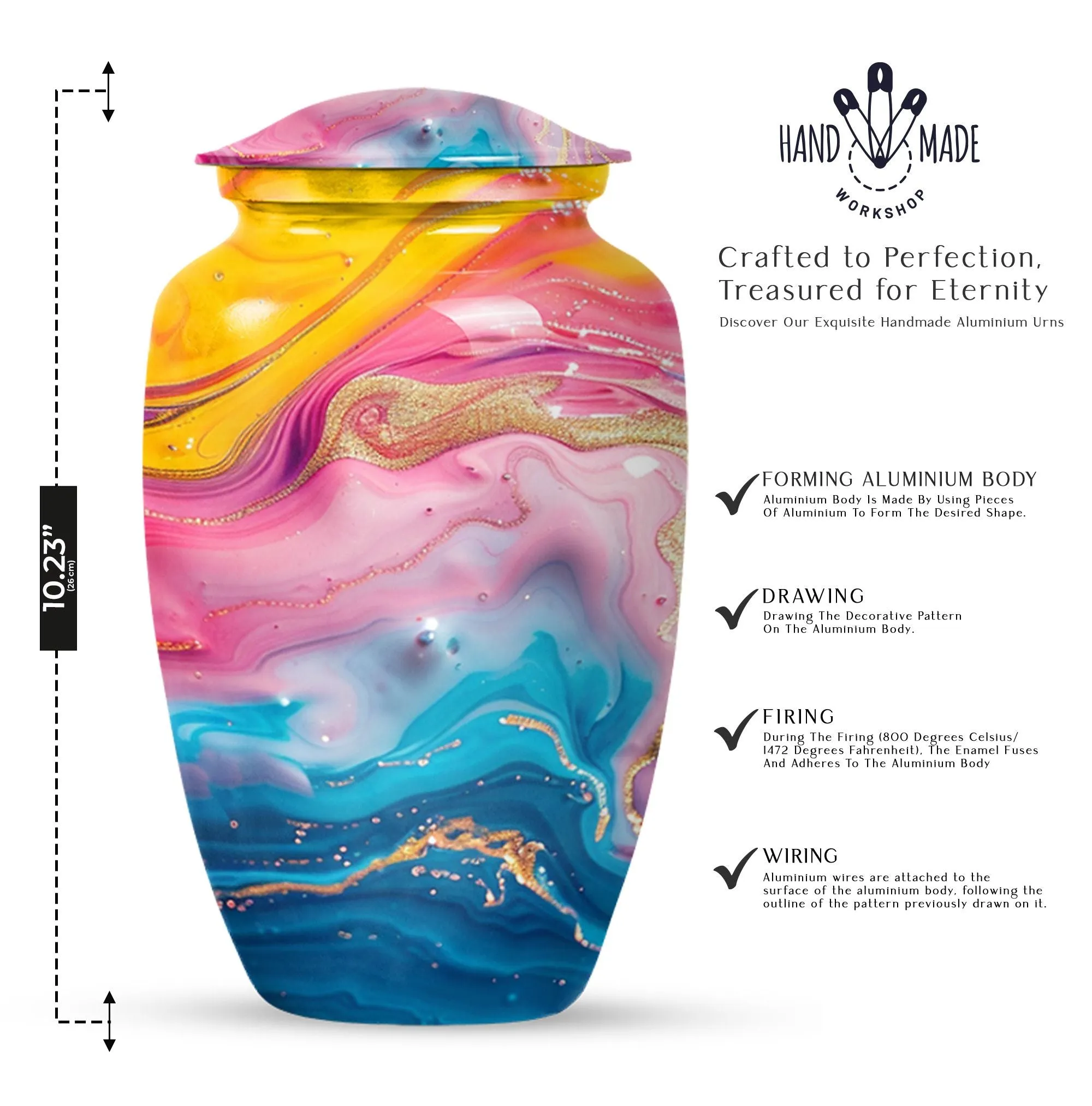 Abstract Urn : Burial Urn for Distinctive Cremation Ashes