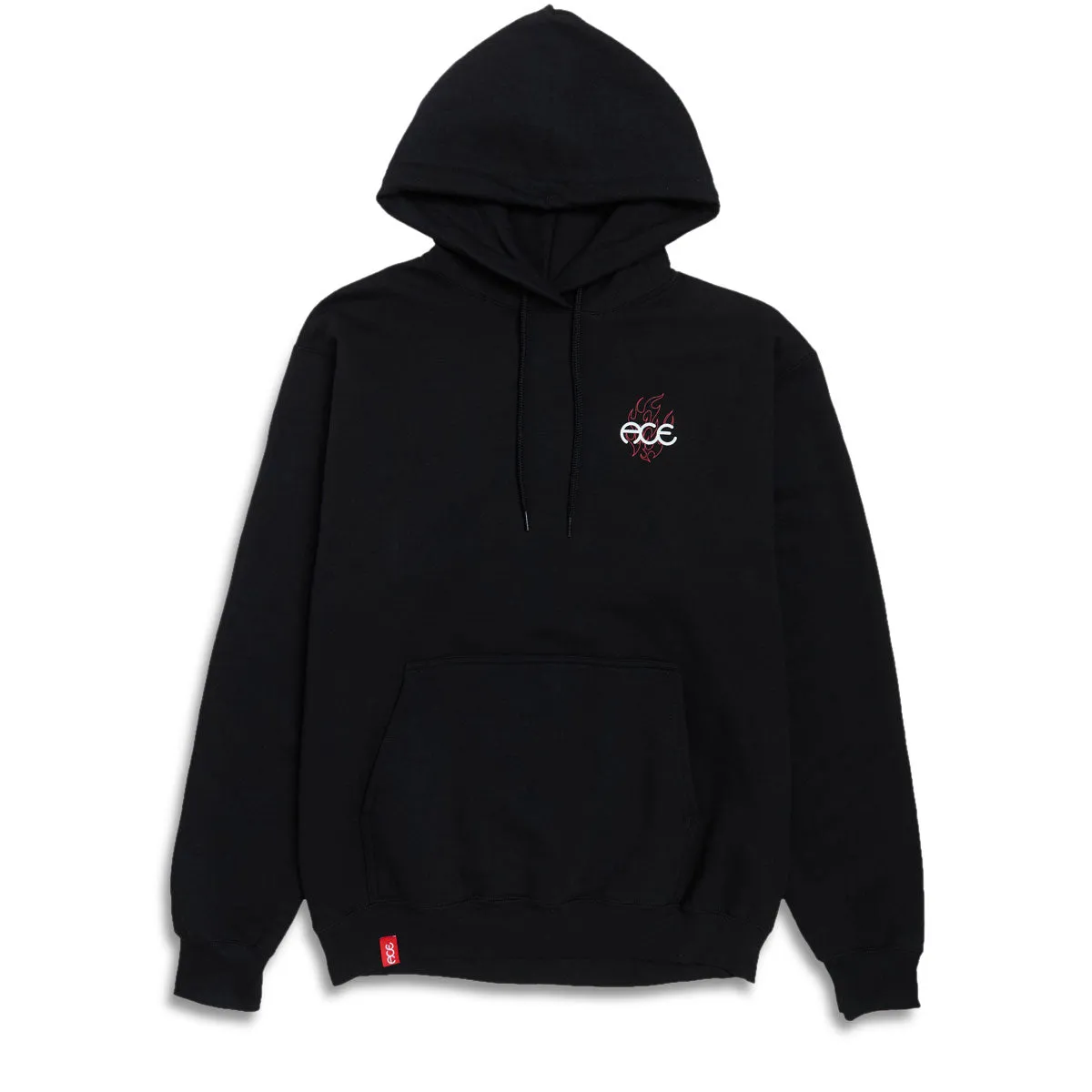 Ace Pinstripe Hoodie - Black