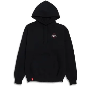 Ace Pinstripe Hoodie - Black