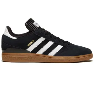 Adidas Busenitz Shoes - Black/White/Gold Metallic