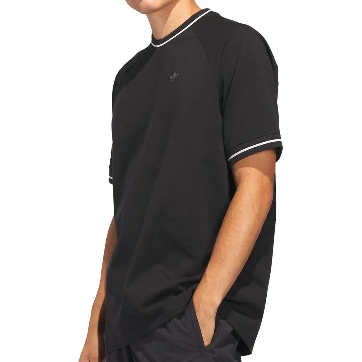 Adidas Premiere T-Shirt - Black/Light Solid Grey