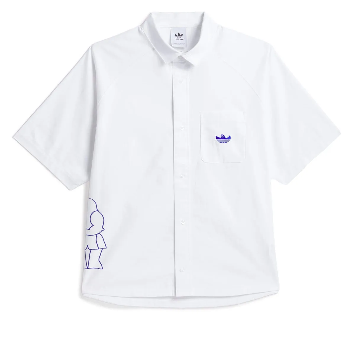 Adidas Shmoo CS Button Up Shirt - White