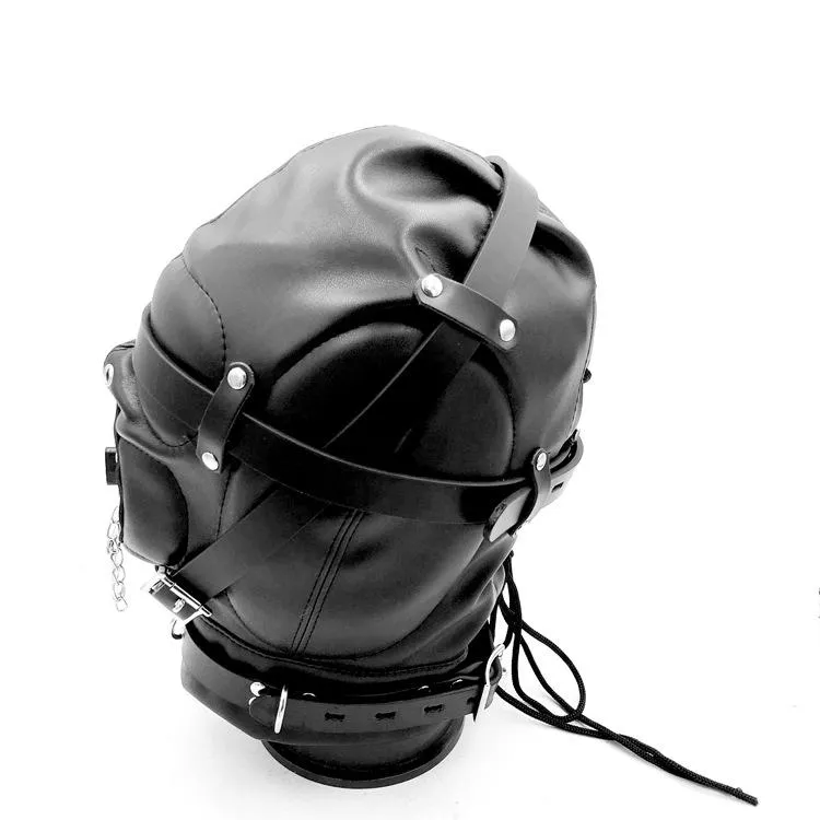 Adjustment SM Soft Faux Leather with Ball Gag Blind Mask
