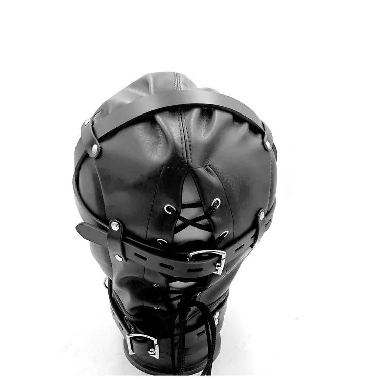 Adjustment SM Soft Faux Leather with Ball Gag Blind Mask