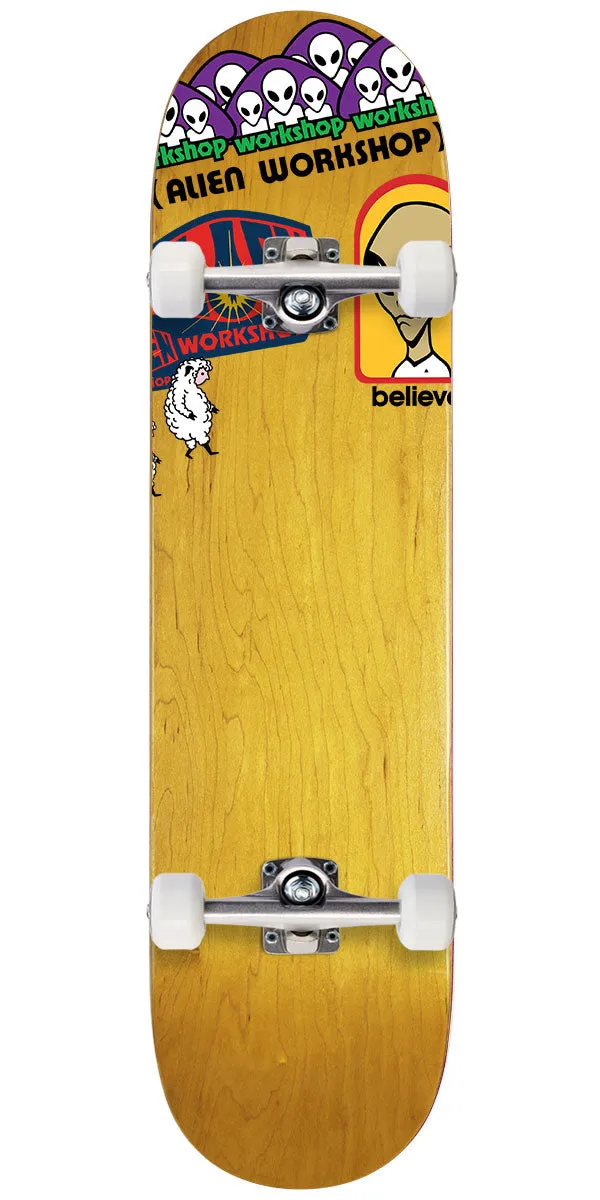 Alien Workshop OG Logo Sticker Skateboard Complete - 8.25"