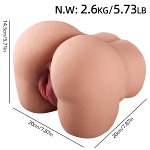 Amy Butt 3D Realistic  | Vagina | Ass | Flesh | 2 holes | 2.6 Kg