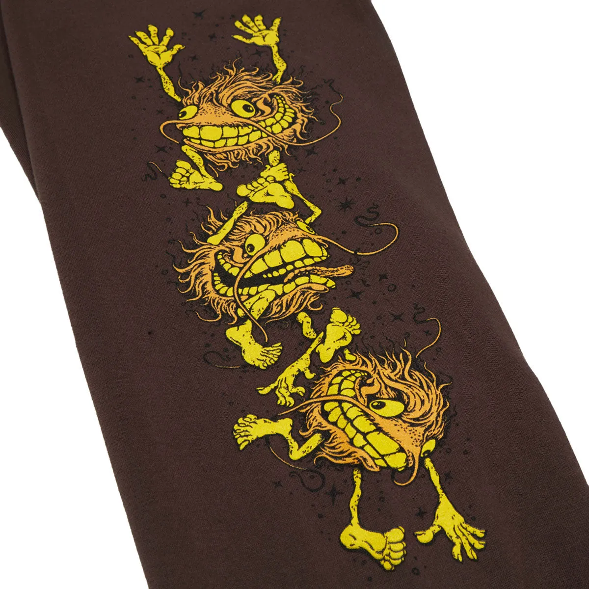 Anti-Hero Grimple Stack Sweat Pants - Brown/Orange/Yellow/Black