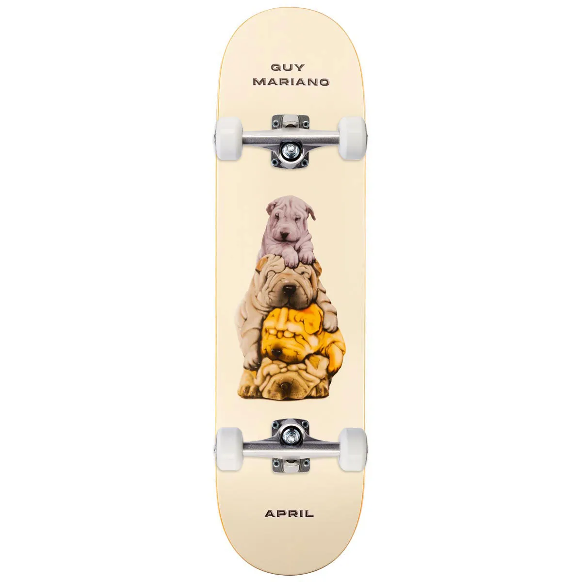 April Guy Mariano The Dogs Skateboard Complete - 8.50"