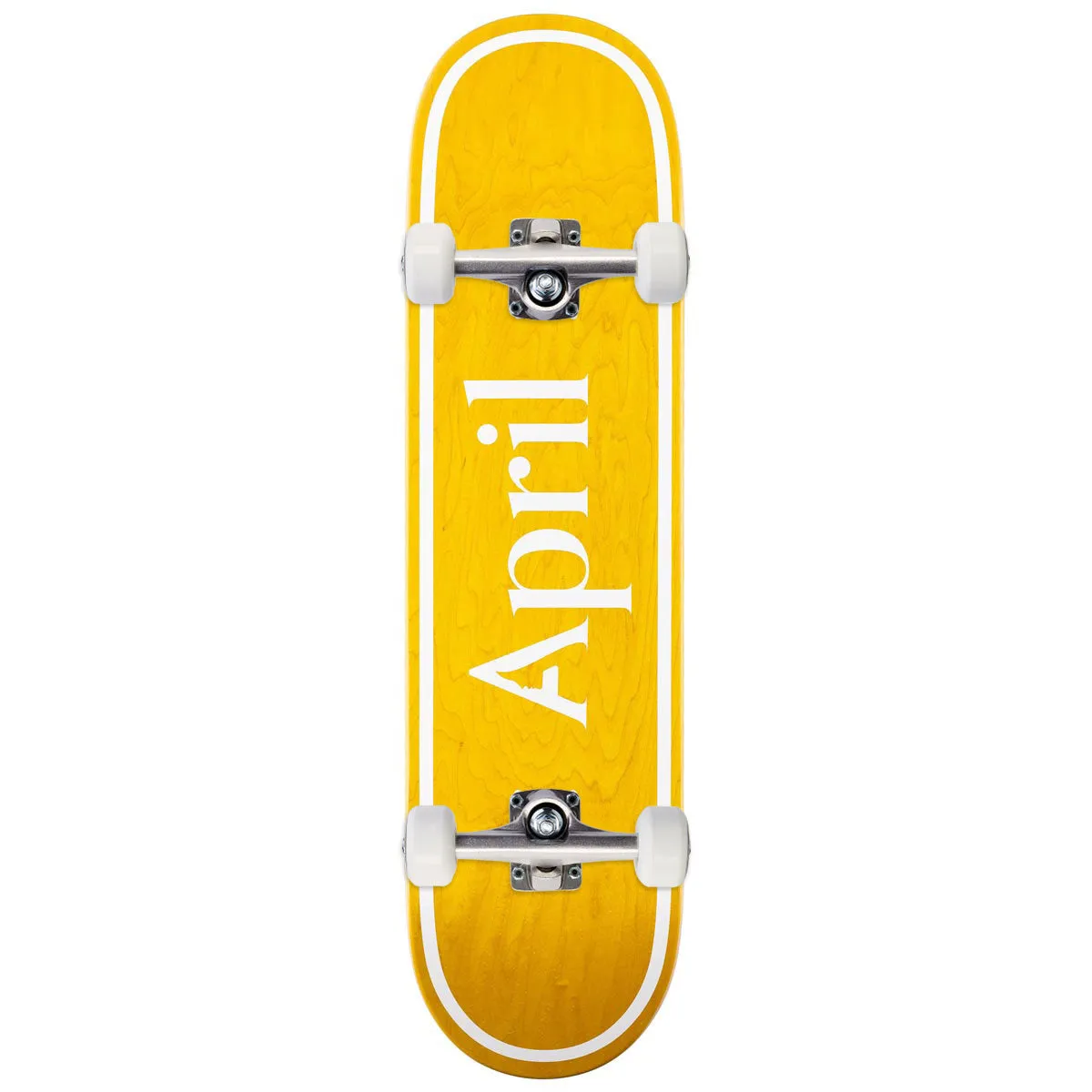 April OG Logo Skateboard Complete - Yellow - 8.00"