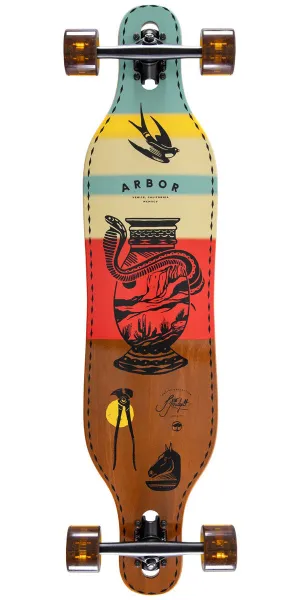 Arbor Jess Mudgett Axis 37" Prebuilt Longboard Complete