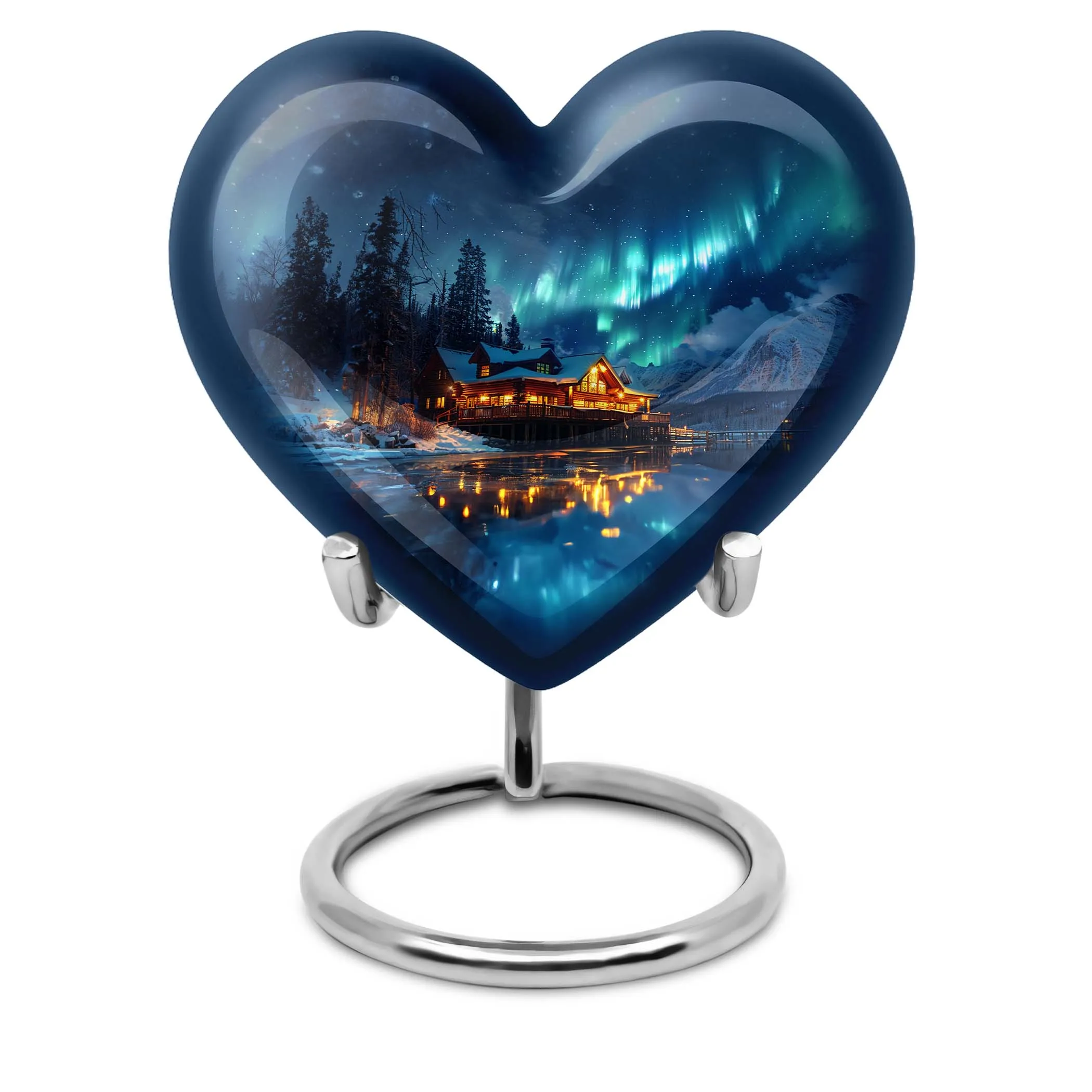 Aurora Borealis Cremation Adult Size Urns Memorial & Funeral Urn