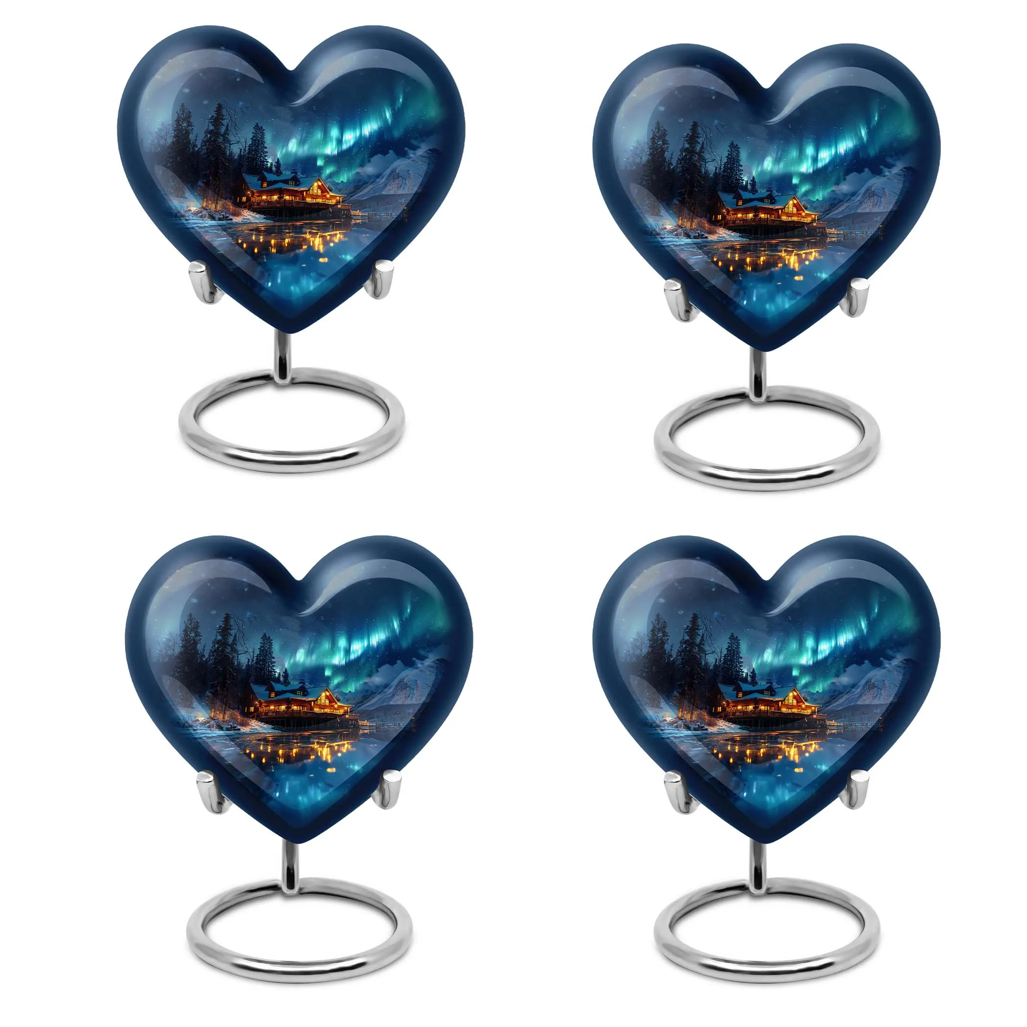 Aurora Borealis Cremation Adult Size Urns Memorial & Funeral Urn