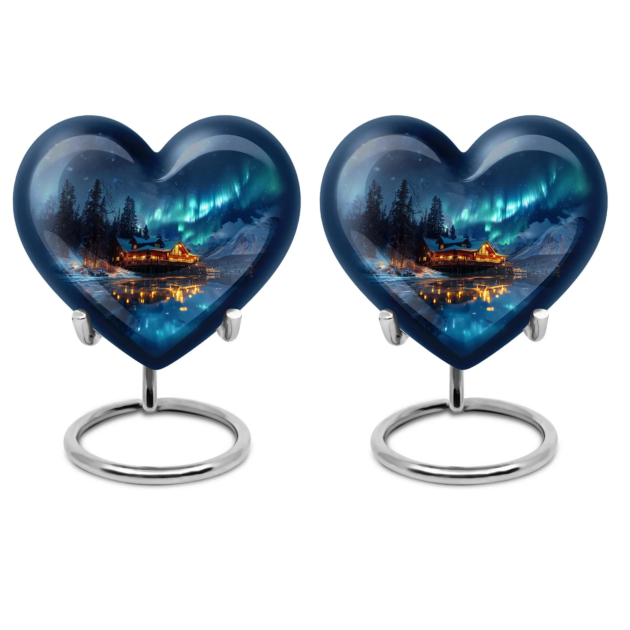 Aurora Borealis Cremation Adult Size Urns Memorial & Funeral Urn