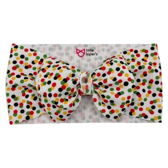 BHM Dots Headwrap
