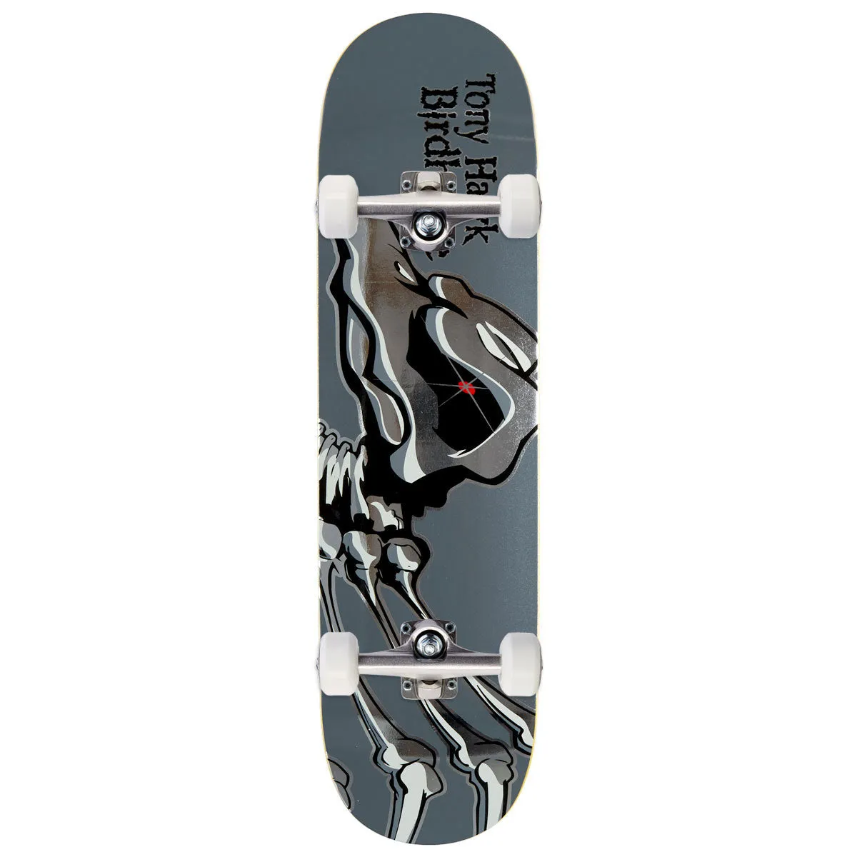 Birdhouse Tony Hawk Falcon 1 Skateboard Complete - Gunmetal - 8.25"