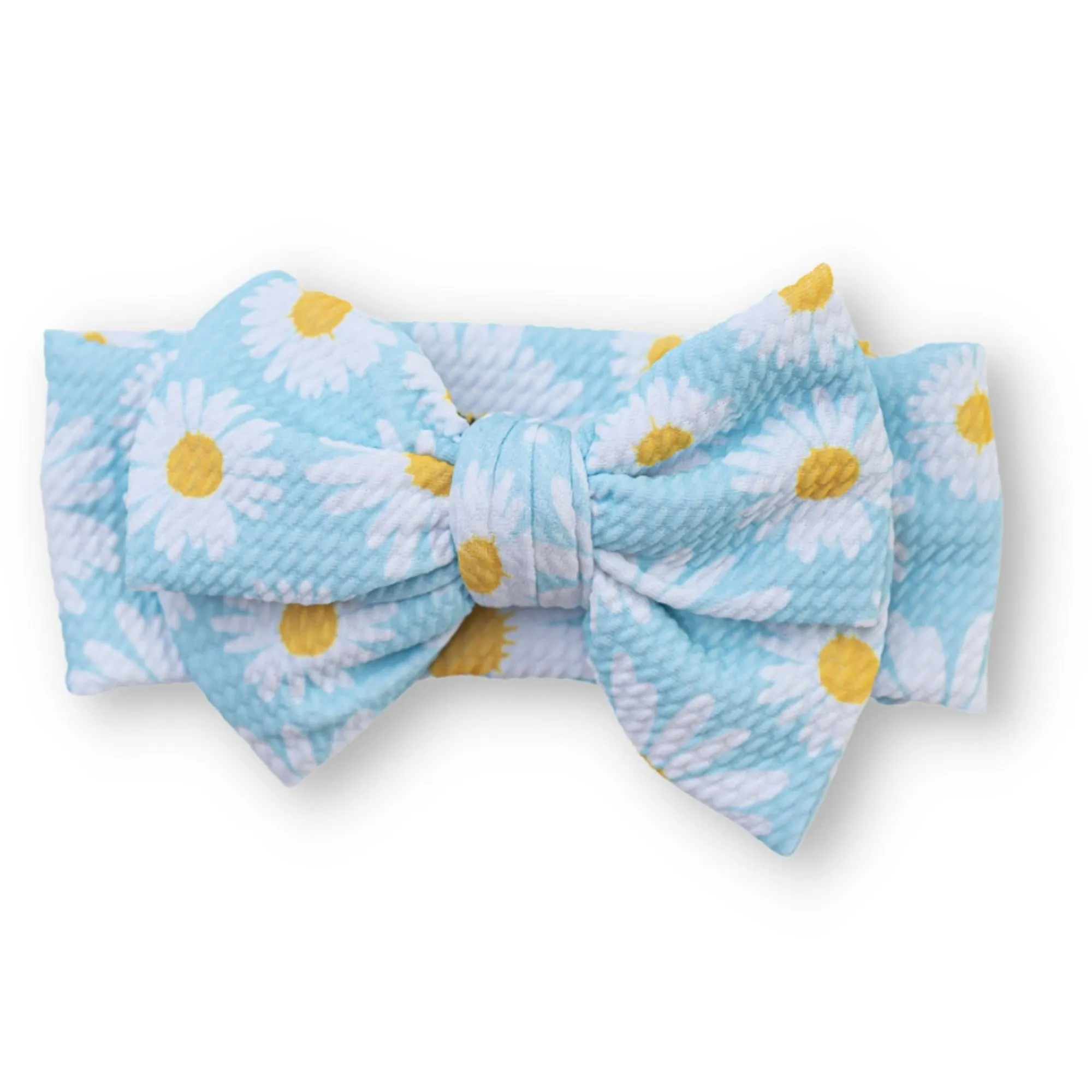 Blue Daisy Headwrap