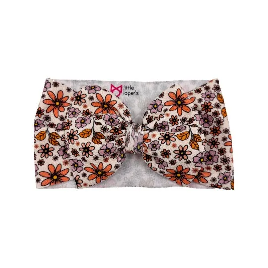 Boho Heirloom Floral Headwrap