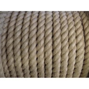 Bondage Natural Hemp BDSM Rope with metal head 20 meters