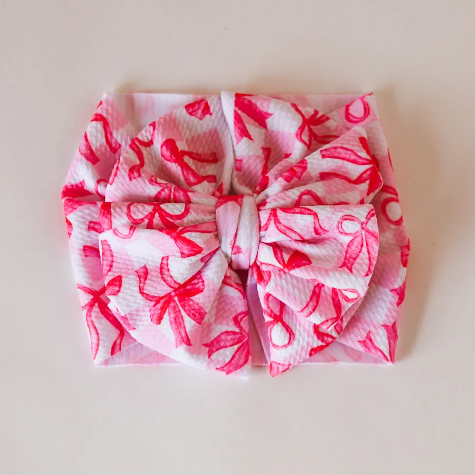Bows and Checkers Headwrap