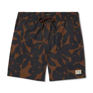 Brixton Everyday Stretch Hybrid Shorts - Pinecone Brown Floral