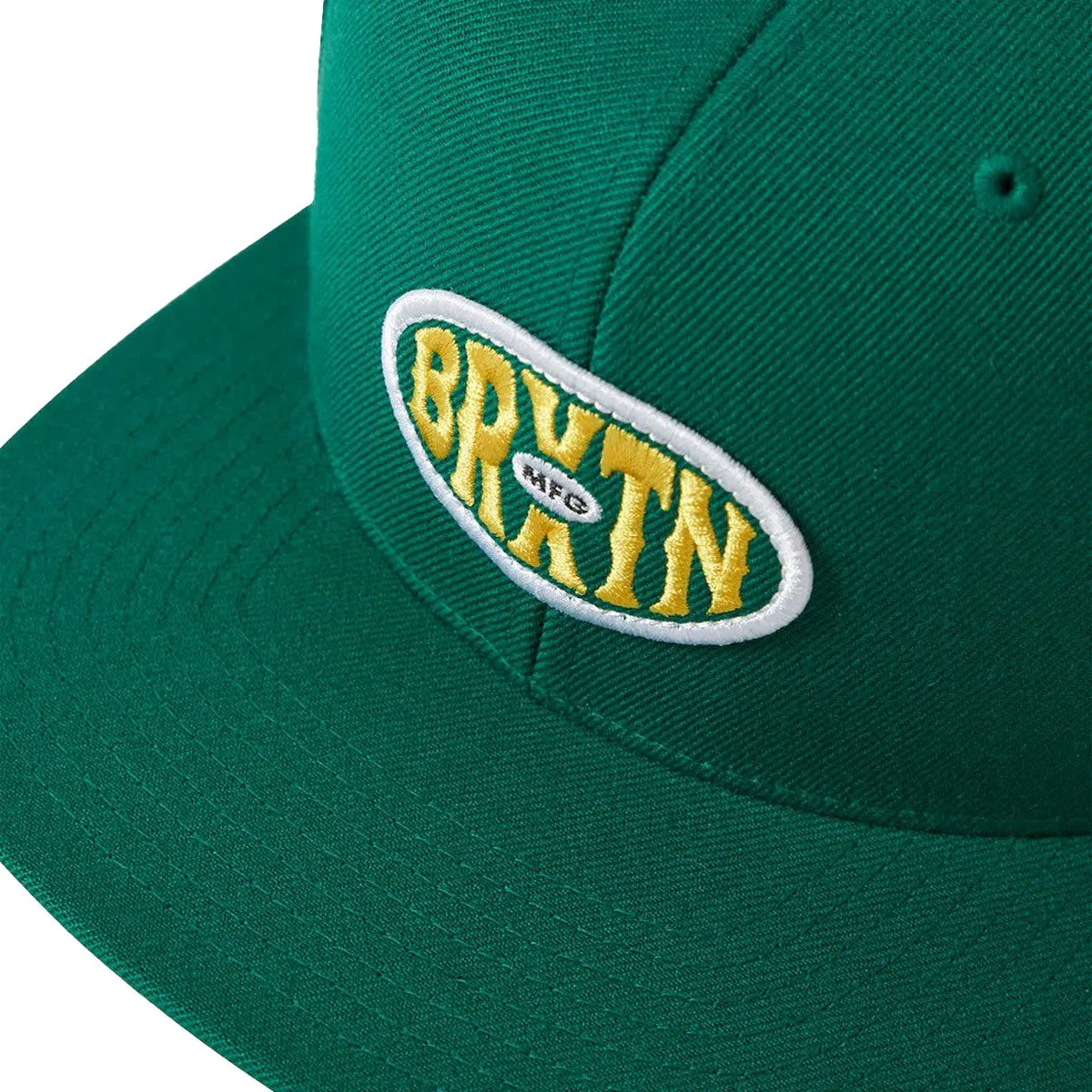 Brixton Largo Mp Snapback Hat - Deep Emerald