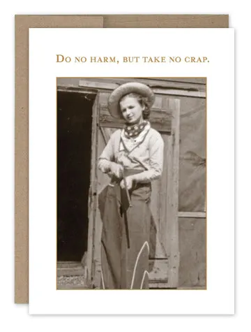 Card Take No Crap Birthday