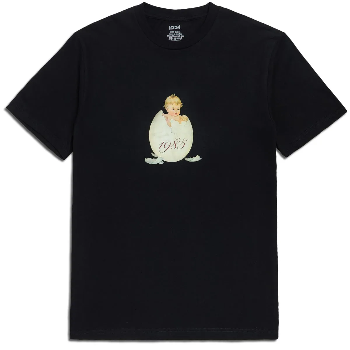 CCS 1985 Egg T-Shirt - Black - LG