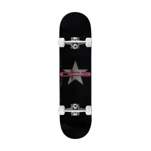 CCS 97 Star Mini Skateboard Complete - Silver/Red - 7.00"