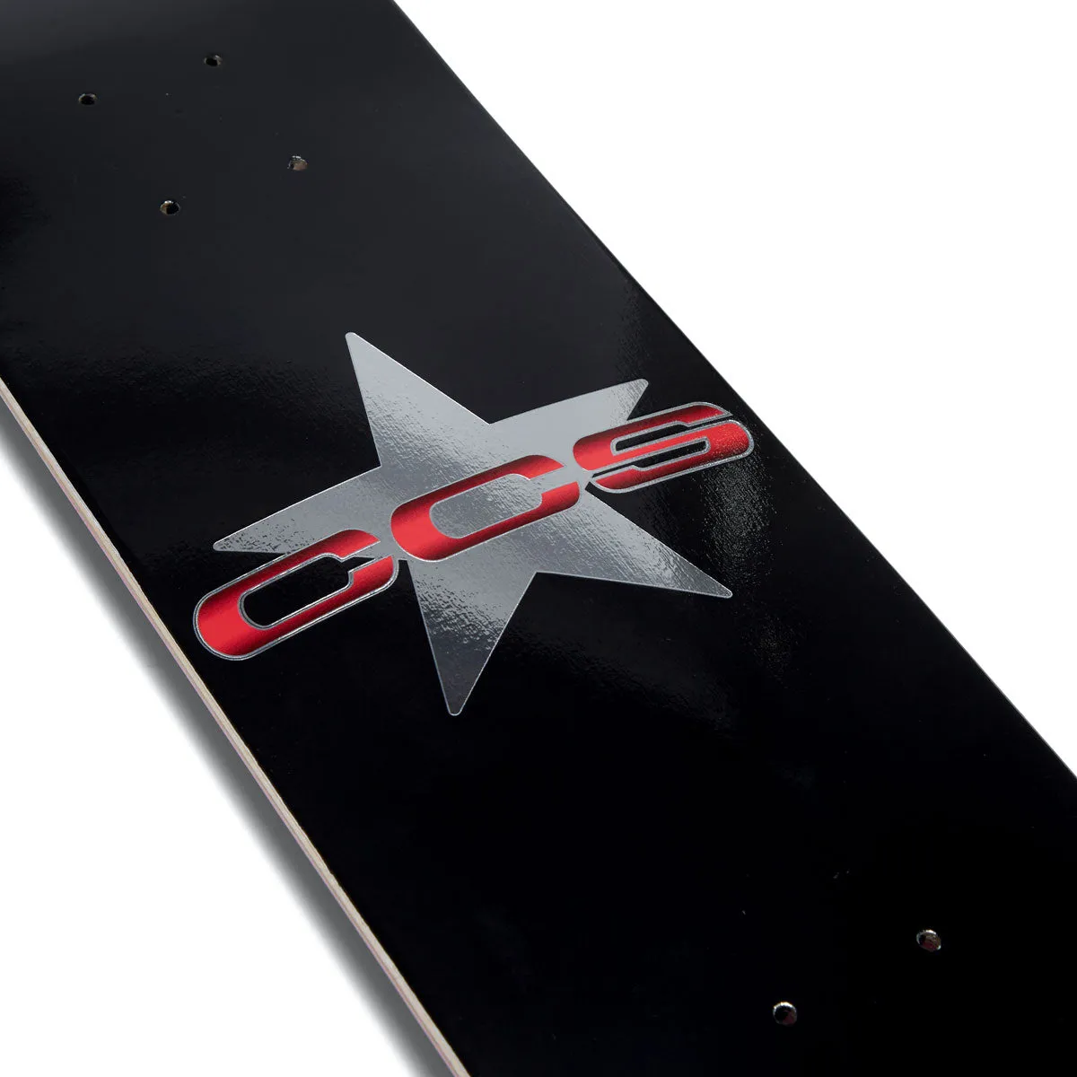 CCS 97 Star Mini Skateboard Complete - Silver/Red