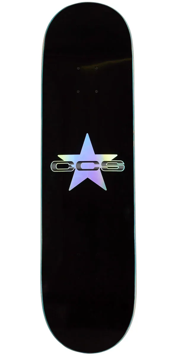 CCS 97 Star Skateboard Deck - Holographic/Black - 7.00"