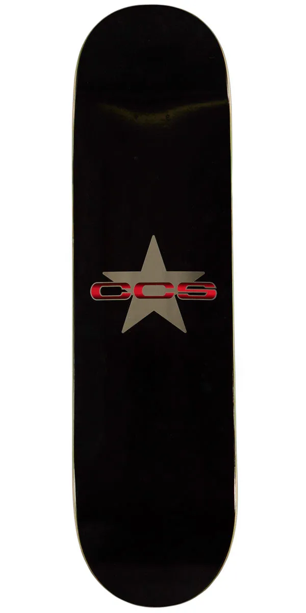 CCS 97 Star Skateboard Deck - Silver/Red - 8.125"