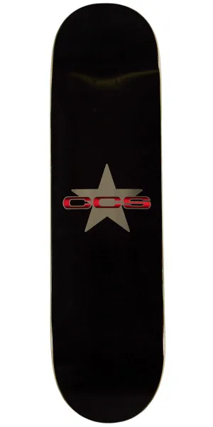 CCS 97 Star Skateboard Deck - Silver/Red - 8.50"
