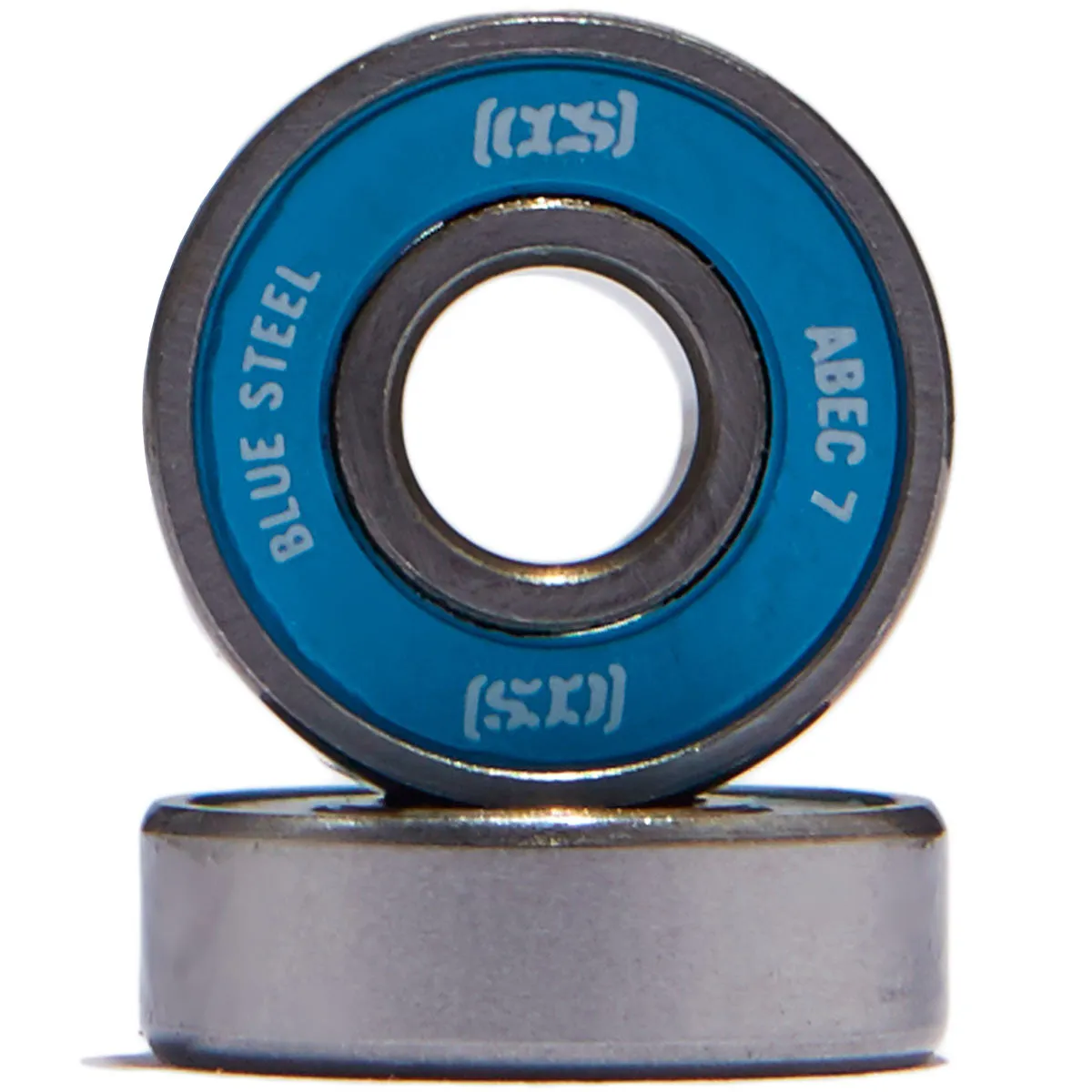 CCS Blue Steel Abec 7 Skateboard Bearings - Packaged
