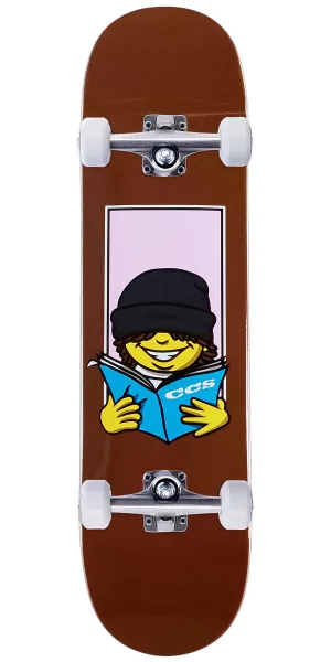 CCS Catalog Kid Skateboard Complete - Brown - 7.50"