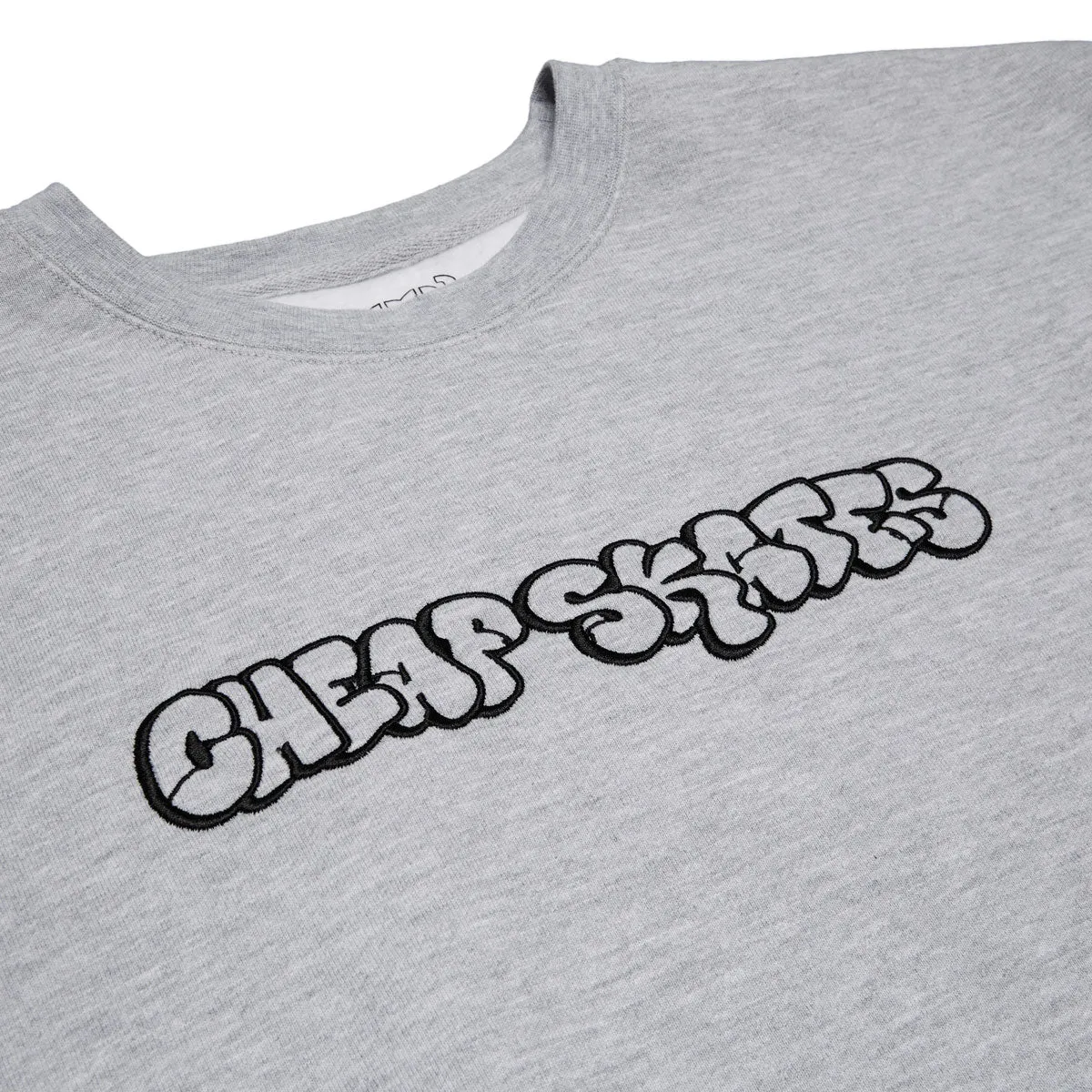 CCS Cheap Skates Tag Heavy Crewneck Sweatshirt - Heather Grey