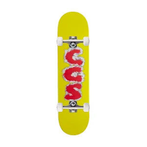 CCS Furry Letters Mini Skateboard Complete - Yellow