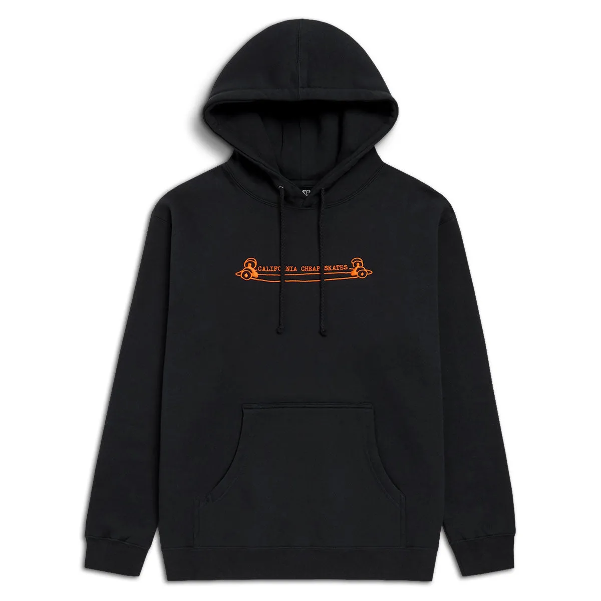 CCS Heritage Cheap Skates Hoodie - Black/Orange - LG