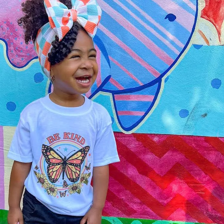 Checkers Mint & Orange Headwrap