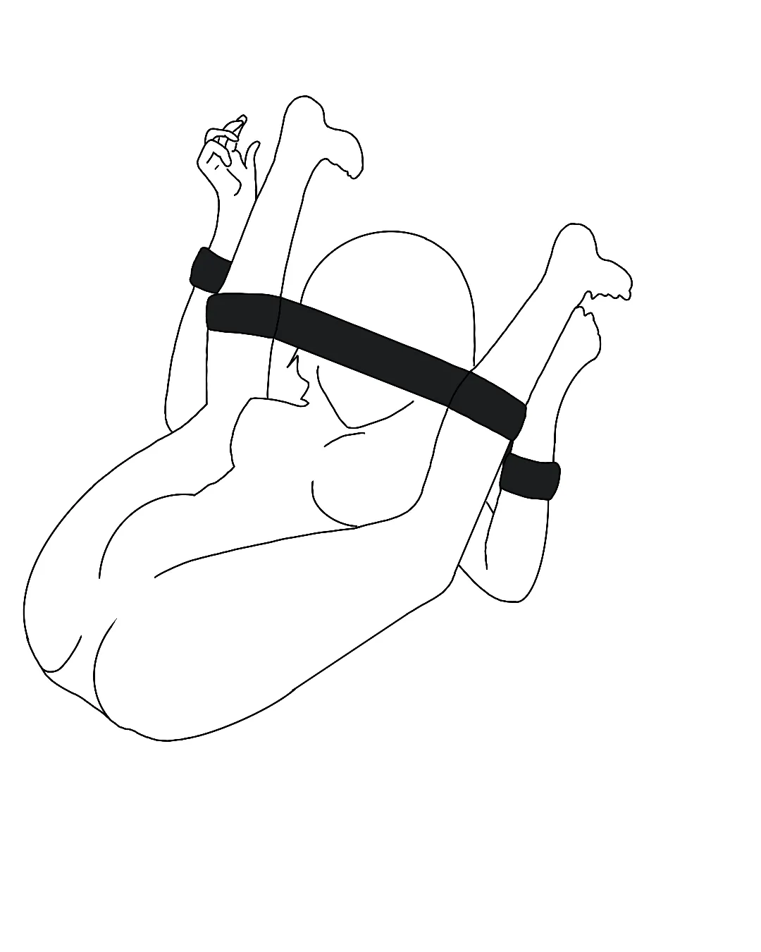 Cinghie Bondage Polsi e Caviglie