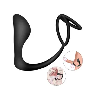 Come Closer Ass-Gasm Double  2-in-1 Cock Ring & Anal Plug