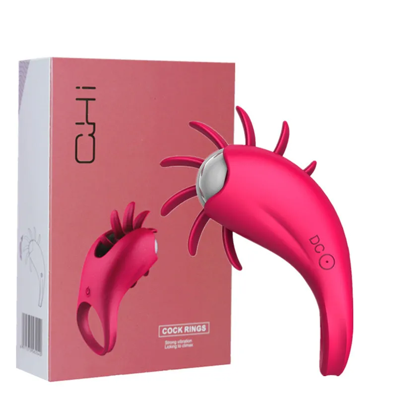 Come Closer Clit Spinner | Cock Ring | 2 in 1 Vibrating | Tongue Licking